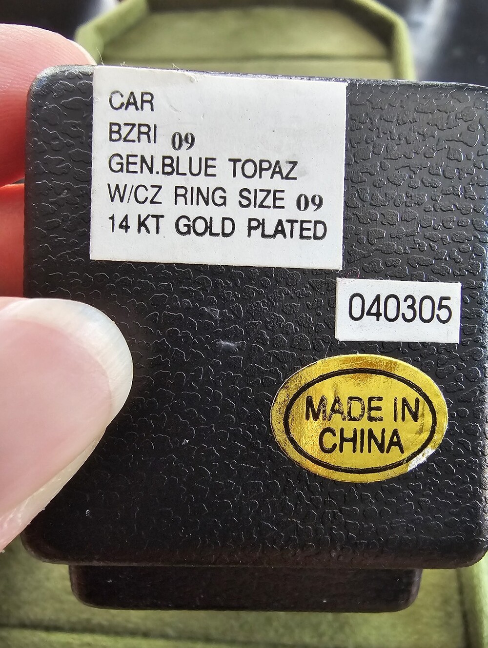 Vintage 14k Gold Plated Ring Size 9 - Picture 6 of 6